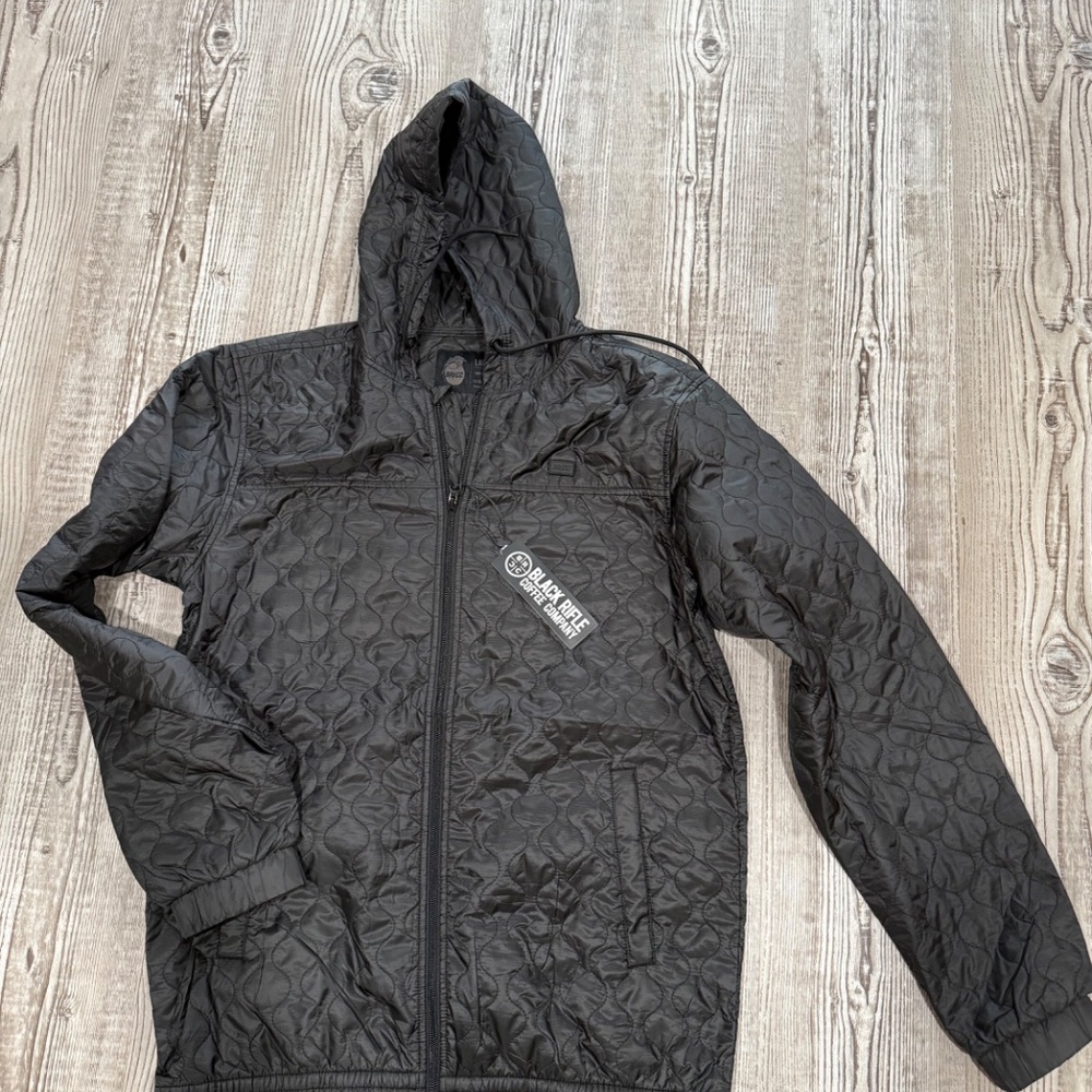 Grenade Black Quilted Men's Sweater - Picture 4 of 6